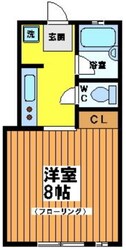 ユキ赤堤シティコーポの物件間取画像